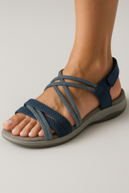 Sandalias con tiras ajustables y suela acolchada para el aire libre