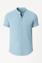 Short-Sleeve Cotton Shirt for Men, Classic Cut