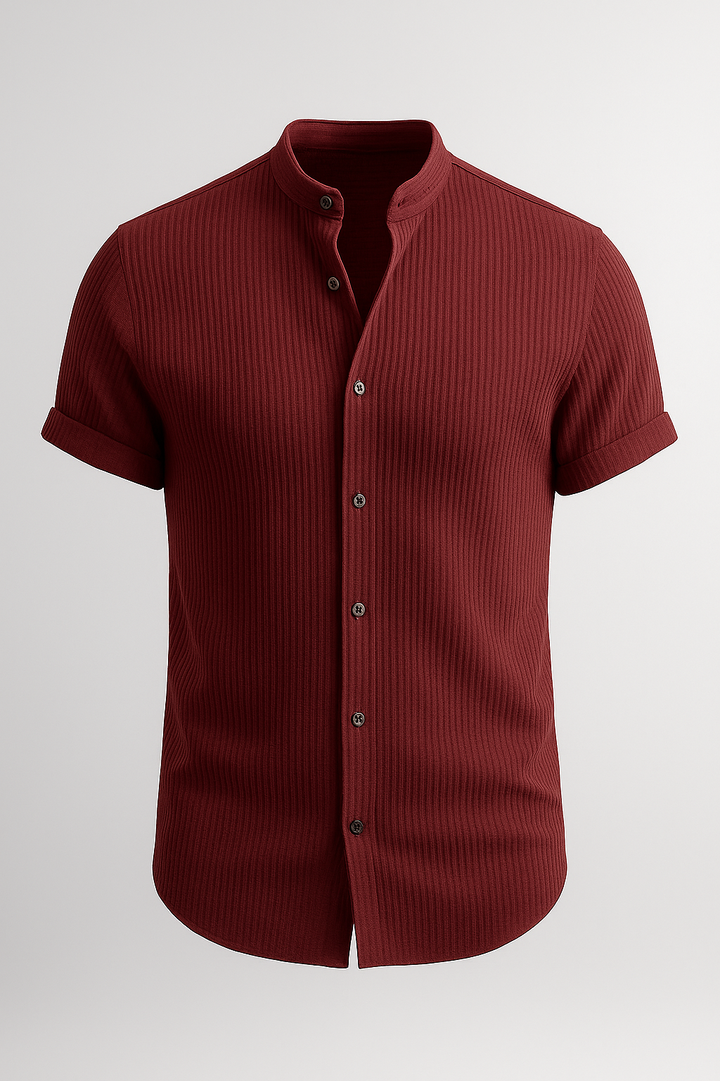 Short-Sleeve Cotton Shirt for Men, Classic Cut