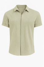 Camisa de lino ligera para el verano