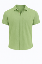 Camisa de lino ligera para el verano