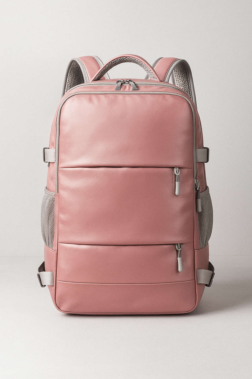 Water-Resistant Backpack with Sealed Zippers and Laptop Pocket