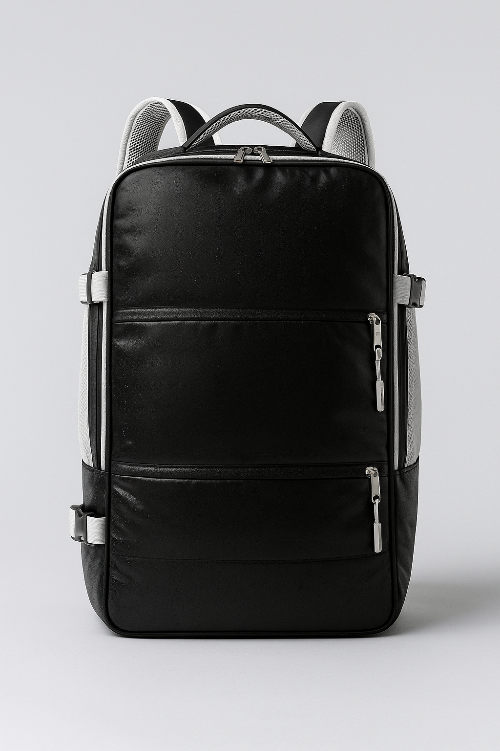 Water-Resistant Backpack with Sealed Zippers and Laptop Pocket