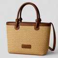 Bolso ligero de paja tejida para las salidas de verano