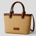 Bolso ligero de paja tejida para las salidas de verano