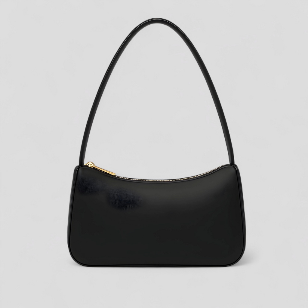 Vintage-Style PU Leather Bag with Top Handle
