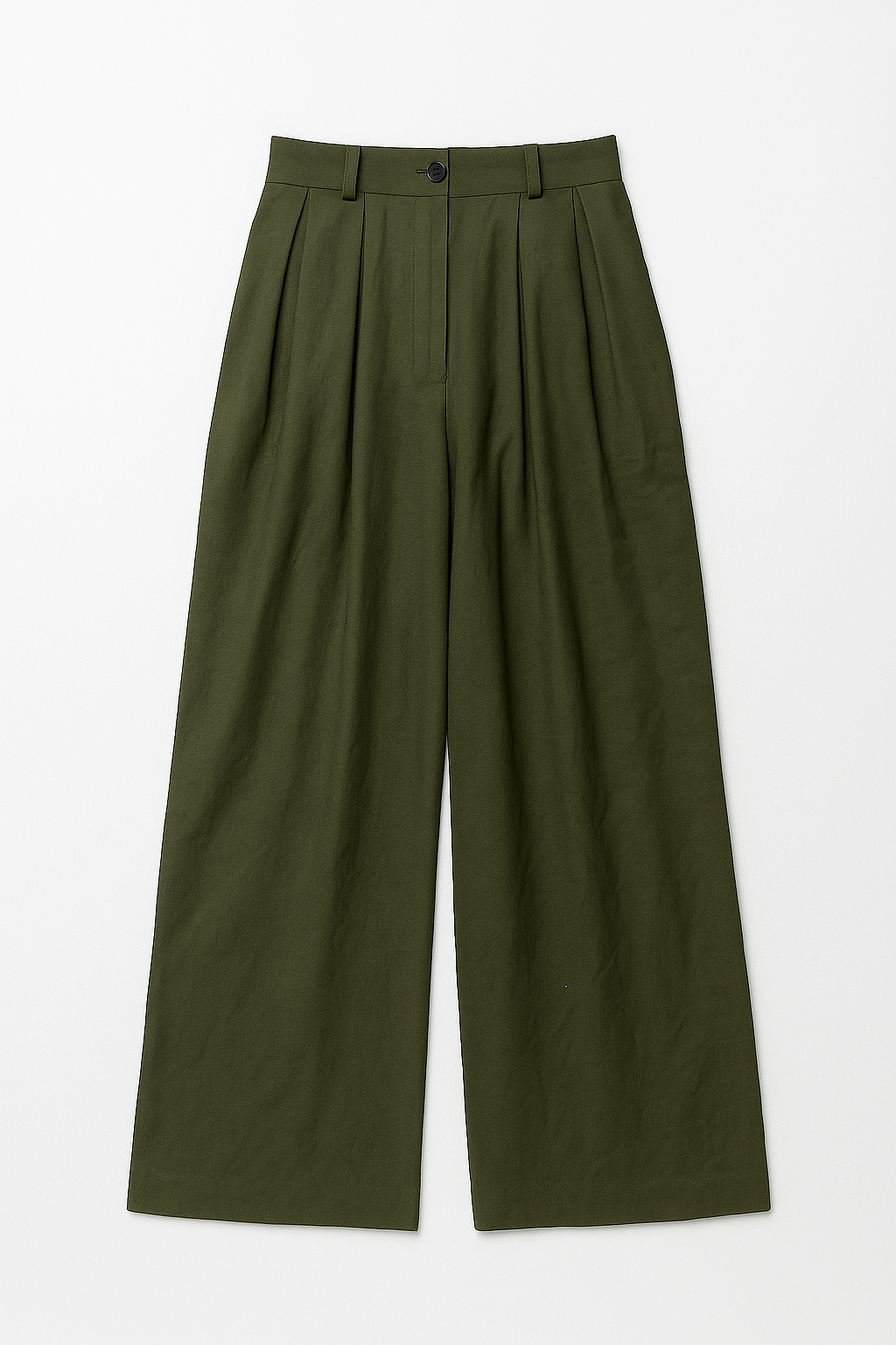 High-Waisted Loose-Fit Trousers with a Relaxed Cut