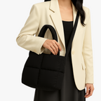 Puffer Shoulder Bag with Lightweight Padded Design