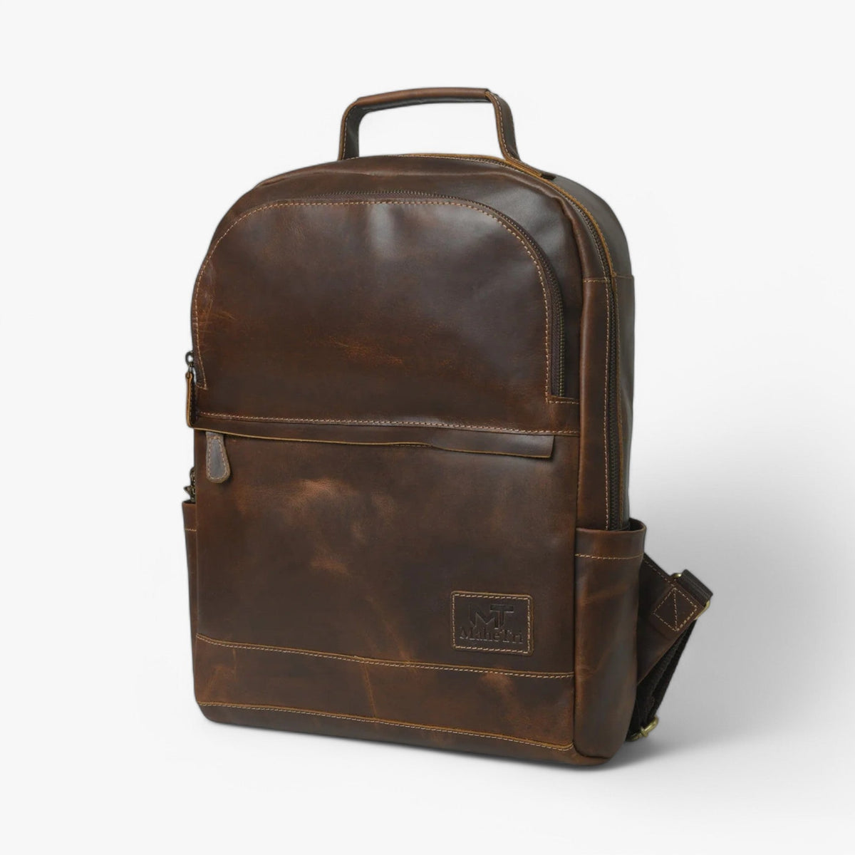 Mochila vintage resistente con tirantes acolchados