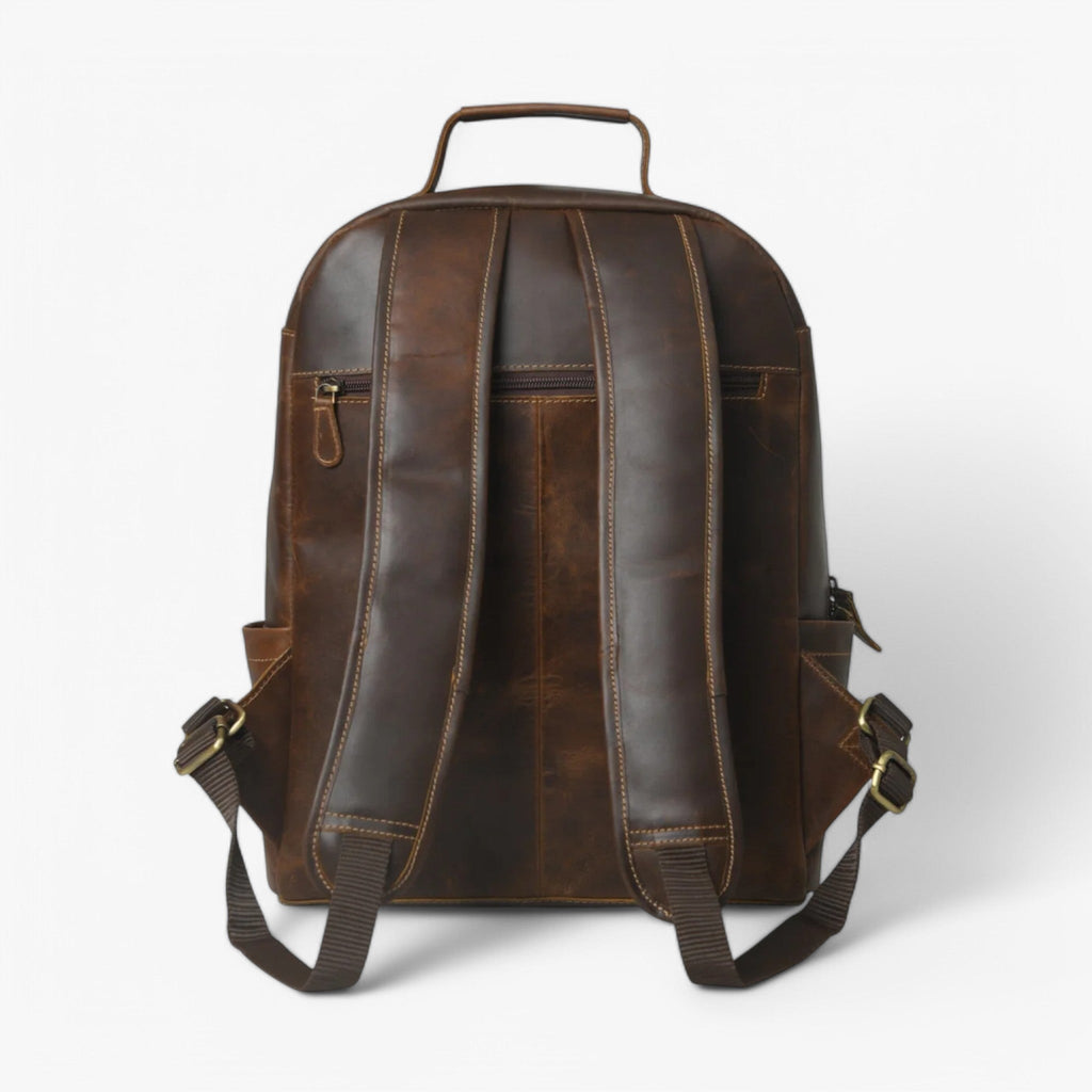 Mochila vintage resistente con tirantes acolchados