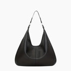 Bolso hobo de piel vegana con interior amplio y cierre de cremallera