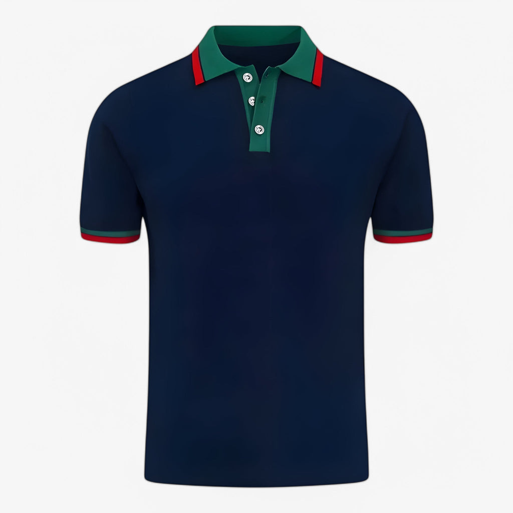 Camiseta ligera con bloques de color para golf y tenis