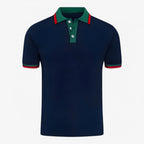 Camiseta ligera con bloques de color para golf y tenis