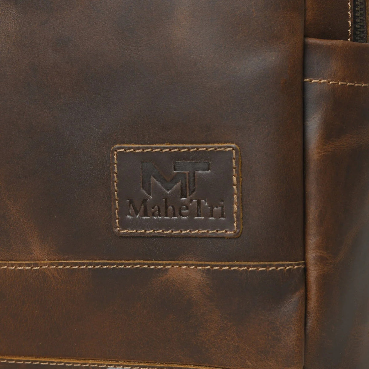 Mochila vintage resistente con tirantes acolchados
