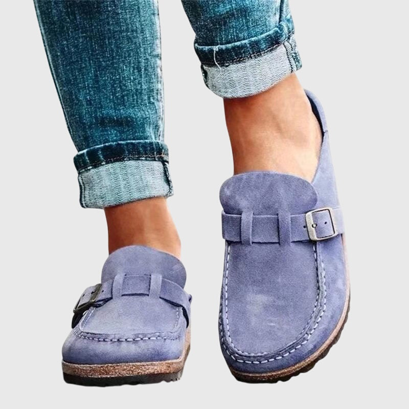 Slip-On Clogs with Moulded Sole and Slip-Resistant Grip