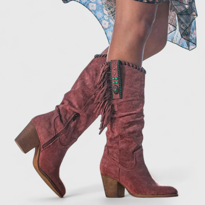 Ankle Boots with Shock Absorbing Sole