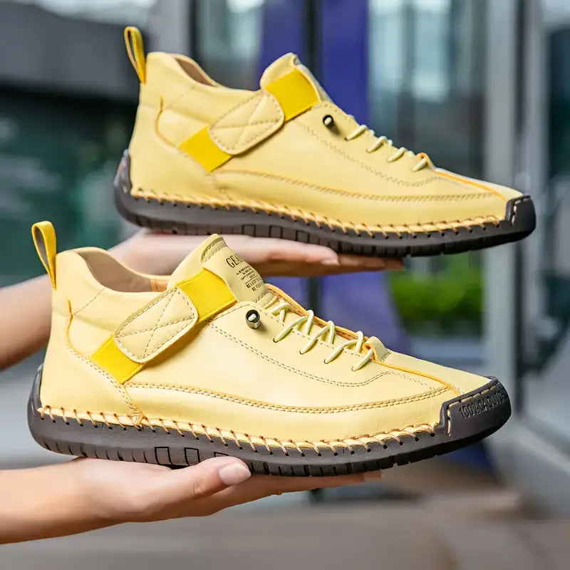 Slip-On Trainers with Wide Toe Box and Elasticated Panels