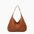 Bolso hobo de piel vegana con interior amplio y cierre de cremallera