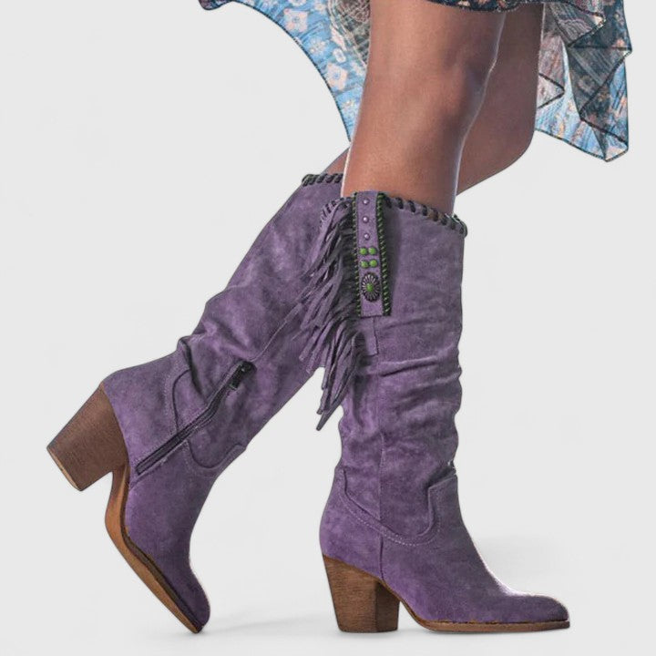 Ankle Boots with Shock Absorbing Sole