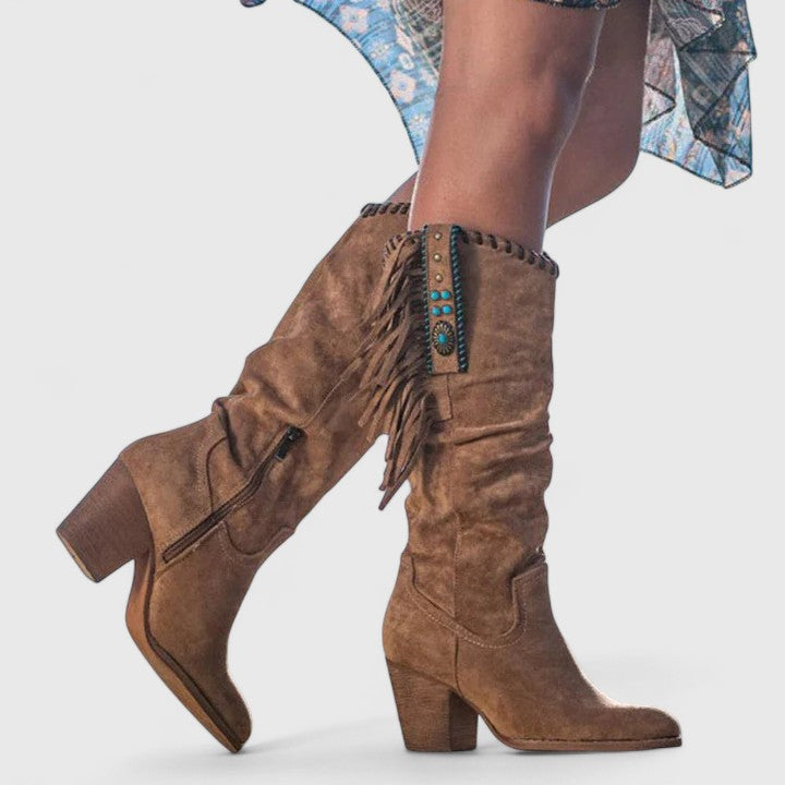 Ankle Boots with Shock Absorbing Sole