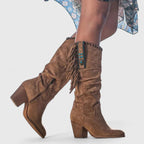 Ankle Boots with Shock Absorbing Sole