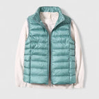 Sleeveless Vest with Pockets and Weather Resistant Finish