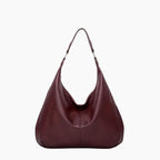Bolso hobo de piel vegana con interior amplio y cierre de cremallera
