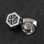 Vintage-Inspired Stainless Steel Ring for Men