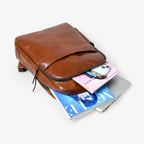 Italian-Style Backpack with Laptop Compartment