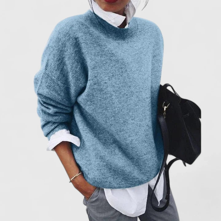 Long Sleeve Jumper with Loose Relaxed Fit