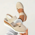Platform Sandals with Cushioned Footbed and Wide Base