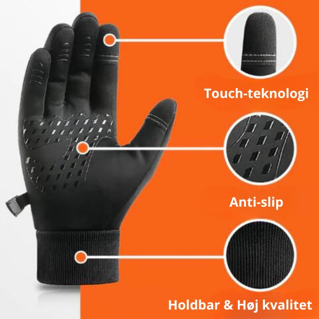Guantes térmicos de forro polar con puntas táctiles