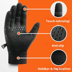 Guantes térmicos de forro polar con puntas táctiles