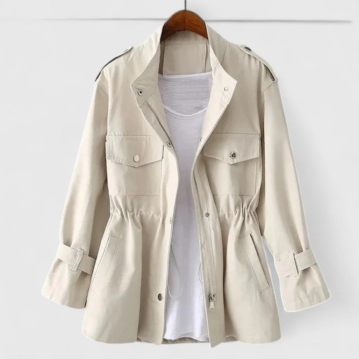 Double-Breasted Overcoat with Structured Tailoring