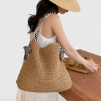Handwoven Boho Bag with Magnetic Closure