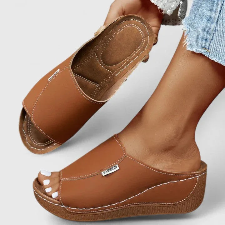Shock Absorbing Sandals with Breathable Upper