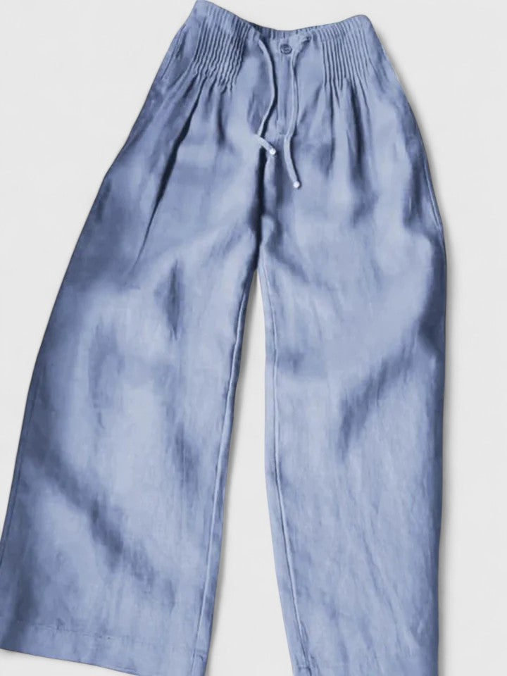 Airy Flowing Trousers with Graceful Drape