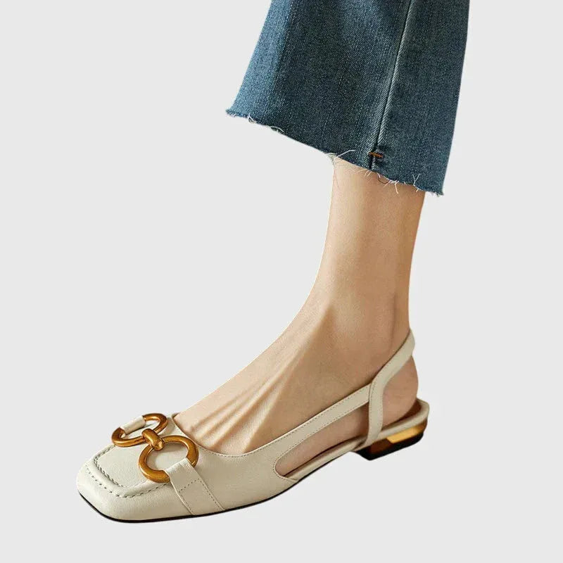 Buckle Fastening Sandals with Contoured Footbed