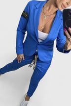 Blazer Two Piece Set with Soft Silhouette