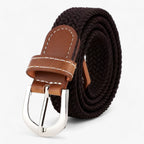 Braided Elastic Stretch Belt for Casual Everyday Wear