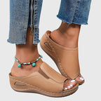Contoured Sandals with Slip-Resistant Sole