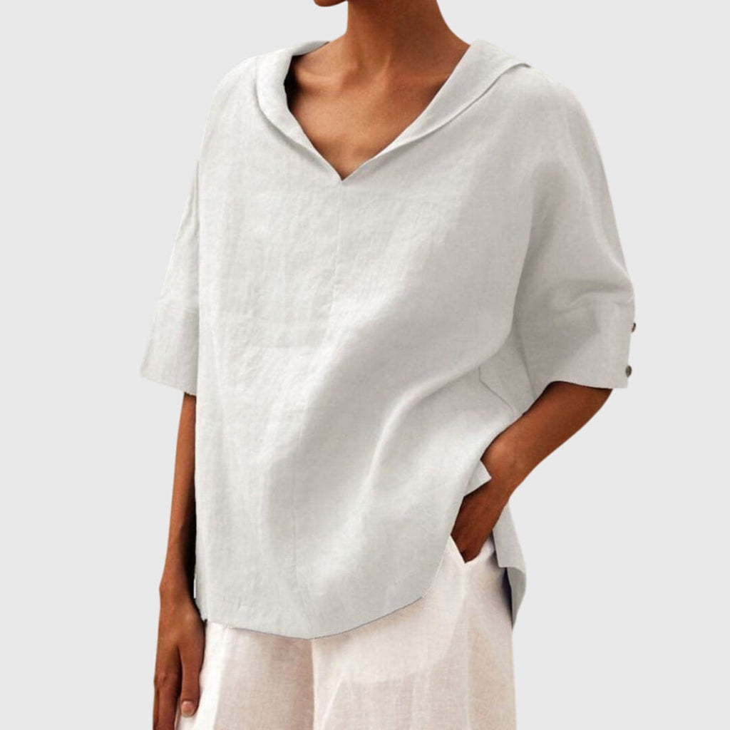 Loose Fit Blouse with Effortless Drape
