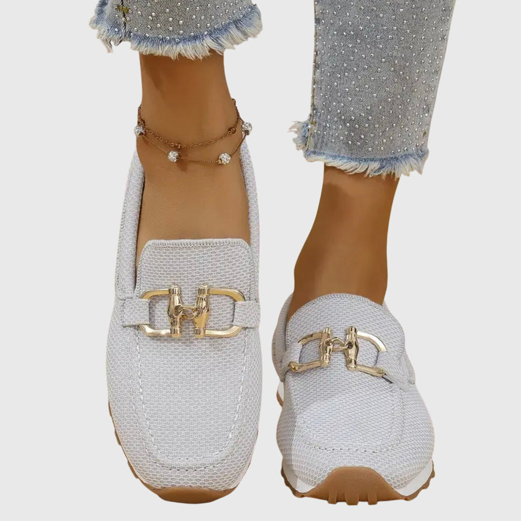 Breathable Loafers with Slip-Resistant Sole