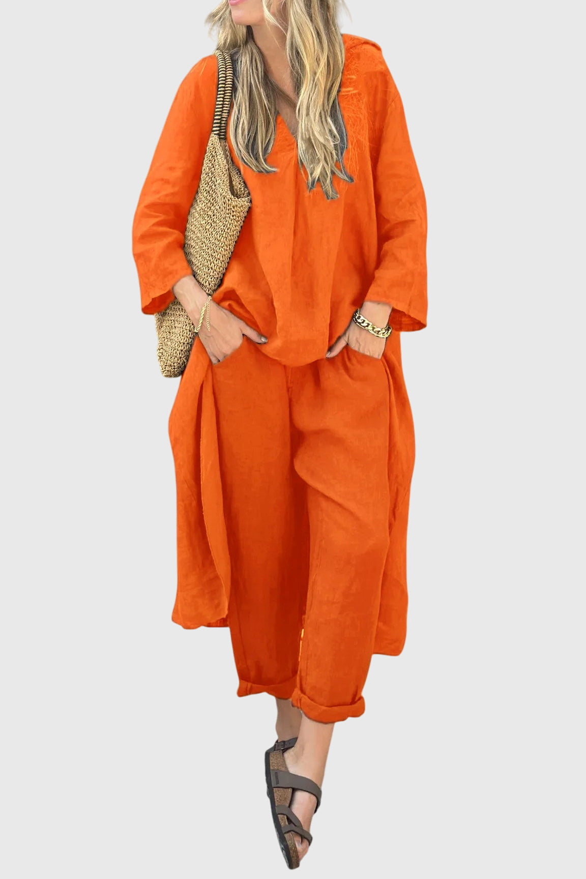 Relaxed Two Piece Set with Easy Movement