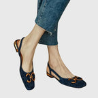 Buckle Fastening Sandals with Contoured Footbed
