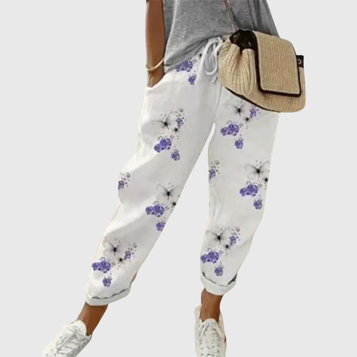 Lightweight Cotton Trousers with Casual Fit