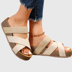 Sandalias acolchadas con empeine transpirable y opción estampada