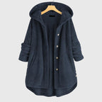 Hooded Fleece Jacket with Soft Warm Handle
