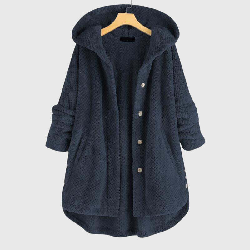 Hooded Fleece Jacket with Soft Warm Handle