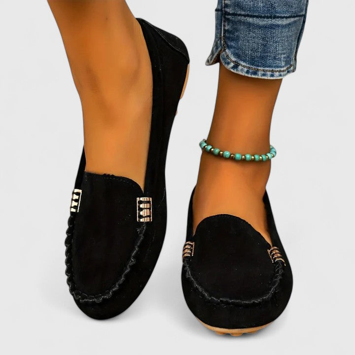 Slip in-loafers med sofistikerad finish